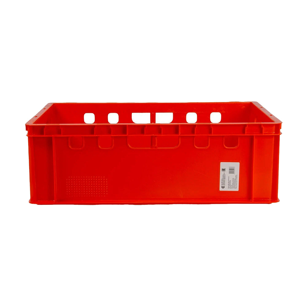 E2 600 x 400 mm Fleischbehälter, Stapelbox, Kisten, Rot, Lebensmittelecht