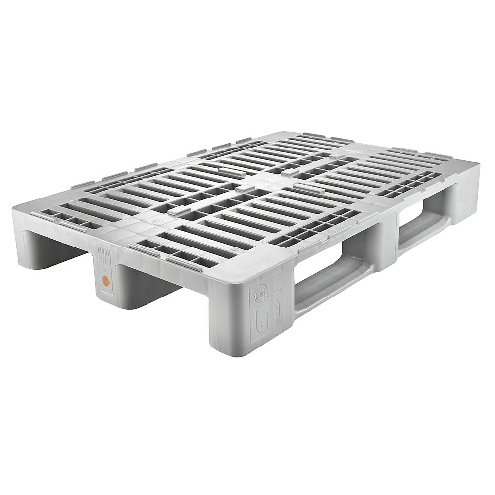 Kunststoffpalette H1 800x1200x160mm PE - 1000 kg, gebraucht - 1. Wahl