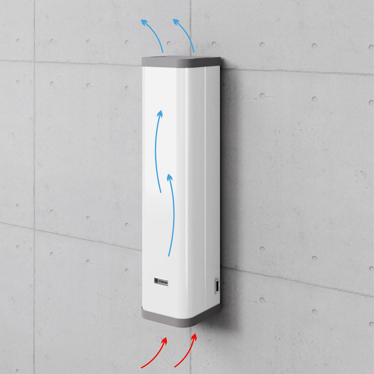Klinoactive® UV-C Luftreiniger ECO Durchflussdesinfektion 144W / ca. 80 m³