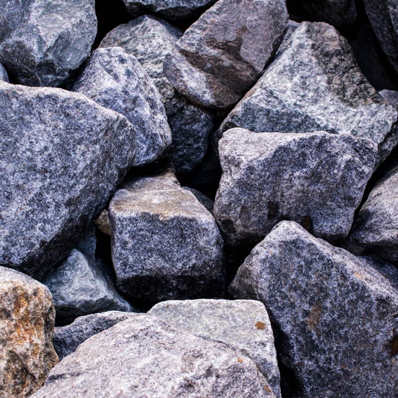 Wasserbausteine Grau 150-300 mm Diabas-Urgestein