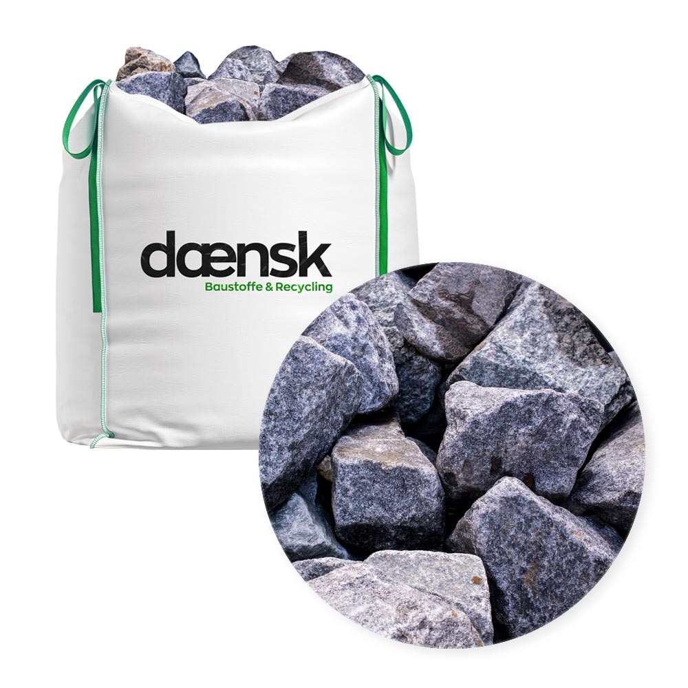 Wasserbausteine Grau 150-300 mm Diabas-Urgestein