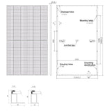 LEDVANCE Solarmodul 470 W, N-Type, Mono, Schwarzer Rahmen, M470N60LM-BF-F3